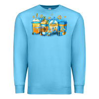 Ocean Blue hanukkah coffee Premium Sweatshirt - Jasminsmagicworld