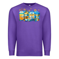 Purple hanukkah coffee Premium Sweatshirt - Jasminsmagicworld