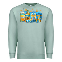 Seafoam hanukkah coffee Premium Sweatshirt - Jasminsmagicworld