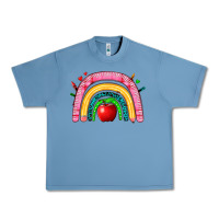 Pebble Blue school rainbow Urban Heavy Tee - Zillion Design Studio