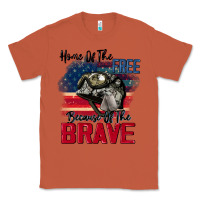 Copper Home of the free because of the brave 4th of july Classic Tee - CowGirlArtShop