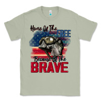 Matcha Home of the free because of the brave 4th of july Classic Tee - CowGirlArtShop