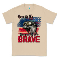 Mushroom Home of the free because of the brave 4th of july Classic Tee - CowGirlArtShop