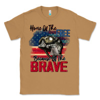 Toasted Coconut Home of the free because of the brave 4th of july Classic Tee - CowGirlArtShop