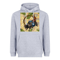 Heather Grey rodeo seamless pattern Heavyweight Hoodie - BundleAndBundleShop