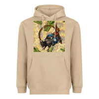 Mushroom rodeo seamless pattern Heavyweight Hoodie - BundleAndBundleShop