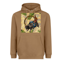 Toasted Coconut rodeo seamless pattern Heavyweight Hoodie - BundleAndBundleShop