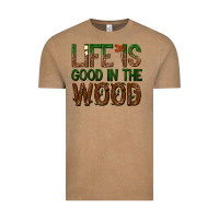 Vintage Coffee life is good in the wood Vintage Tee - texasbilliewilder