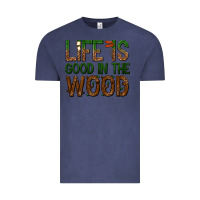 Vintage Denim life is good in the wood Vintage Tee - texasbilliewilder