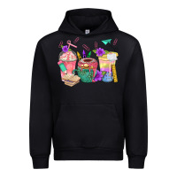 Black School Girl Coffee Cup Bbs Urban Hoodie - BundleAndBundleShop