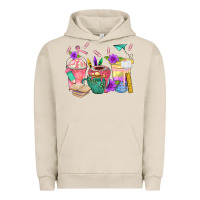 Pigment French Oak School Girl Coffee Cup Bbs Urban Hoodie - BundleAndBundleShop