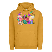 Pigment Peanut Butter School Girl Coffee Cup Bbs Urban Hoodie - BundleAndBundleShop