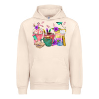 Sandshell School Girl Coffee Cup Bbs Urban Hoodie - BundleAndBundleShop