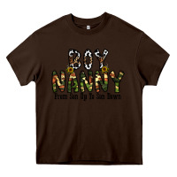 Chocolate Brown boy nanny from son up to son down Heavy Core Tee - CowhideDigitalArt