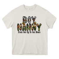 Cream boy nanny from son up to son down Heavy Core Tee - CowhideDigitalArt