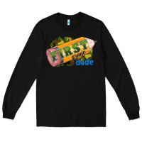 Black first grade dude Long Sleeve Tee - RanaPortraitStore