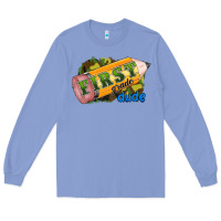 Colony Blue first grade dude Long Sleeve Tee - RanaPortraitStore