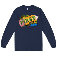 Navy first grade dude Long Sleeve Tee - RanaPortraitStore