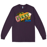 Plum first grade dude Long Sleeve Tee - RanaPortraitStore