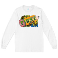 White first grade dude Long Sleeve Tee - RanaPortraitStore
