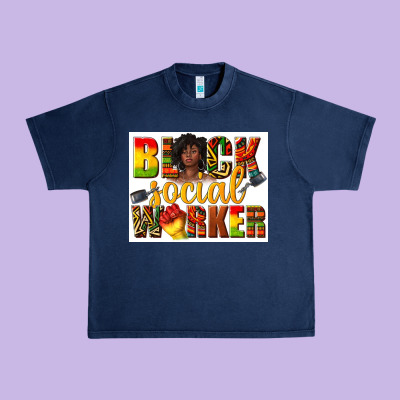 Urban Heavy Tee black social worker