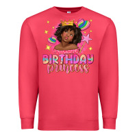 Cardinal birthday princess with afro girl Premium Sweatshirt - NancyCooperArtShop
