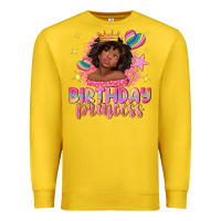 Lemon birthday princess with afro girl Premium Sweatshirt - NancyCooperArtShop