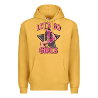 Mustard lets go girls cowgirl boots star Premium Hoodie - MaliasSmallBusiness