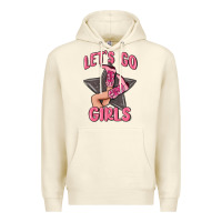 Sandshell lets go girls cowgirl boots star Premium Hoodie - MaliasSmallBusiness