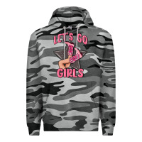 Slate Camo lets go girls cowgirl boots star Premium Hoodie - MaliasSmallBusiness