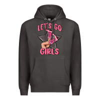 Smoke lets go girls cowgirl boots star Premium Hoodie - MaliasSmallBusiness
