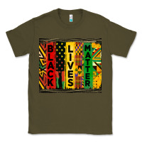 Army Green black lives matter tumbler Classic Tee - HRA Design Shop