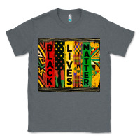 Charcoal Heather black lives matter tumbler Classic Tee - HRA Design Shop