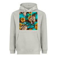 Moon Dust appaloosa horses and sunflowers seamless pattern Heavyweight Hoodie - BundleAndBundleShop