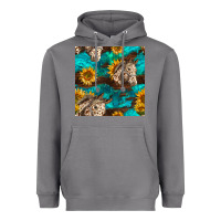 Storm appaloosa horses and sunflowers seamless pattern Heavyweight Hoodie - BundleAndBundleShop