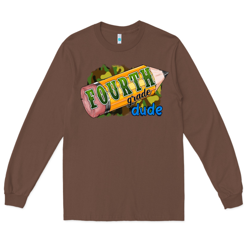 Fourth Grade Dude Long Sleeve Tee by RanaPortraitStore | Teevron