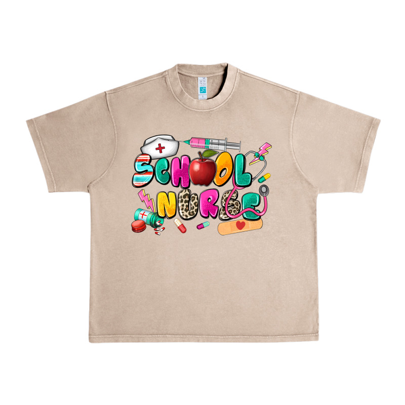 School Nurse Urban Heavy Tee by Zillion Design Studio | Teevron