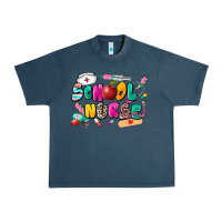 Midnight Navy school nurse Urban Heavy Tee - Zillion Design Studio