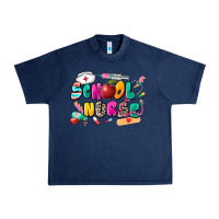 Navy school nurse Urban Heavy Tee - Zillion Design Studio