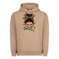 Pigment Burro Western Messy Bun Boss Lady With Money Urban Hoodie - BundleAndBundleShop
