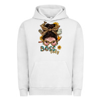 Pigment Lunar Rock Western Messy Bun Boss Lady With Money Urban Hoodie - BundleAndBundleShop
