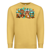Antique Gold thanksgiving coffee Premium Sweatshirt - Jasminsmagicworld