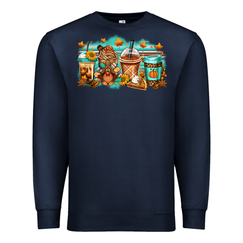 Thanksgiving Coffee Premium Sweatshirt by Jasminsmagicworld | Teevron