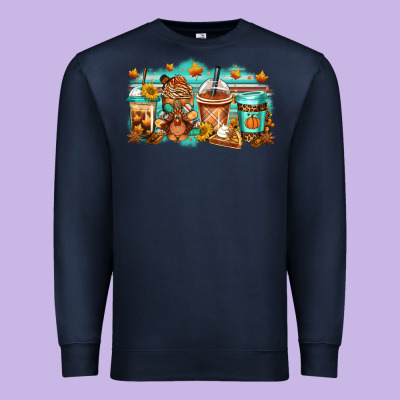 Thanksgiving Coffee Premium Sweatshirt Designed By Jasminsmagicworld