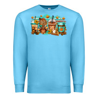 Ocean Blue thanksgiving coffee Premium Sweatshirt - Jasminsmagicworld