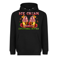 Black ice cream makes everything better Heavyweight Hoodie - AdoDesignShop