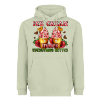 Matcha ice cream makes everything better Heavyweight Hoodie - AdoDesignShop