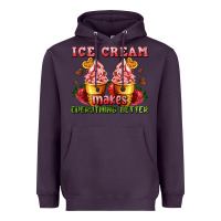 Plum ice cream makes everything better Heavyweight Hoodie - AdoDesignShop