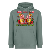 Sage ice cream makes everything better Heavyweight Hoodie - AdoDesignShop