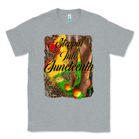 Heather Grey steppin'  into juneteenth Classic Tee - HRA Design Shop